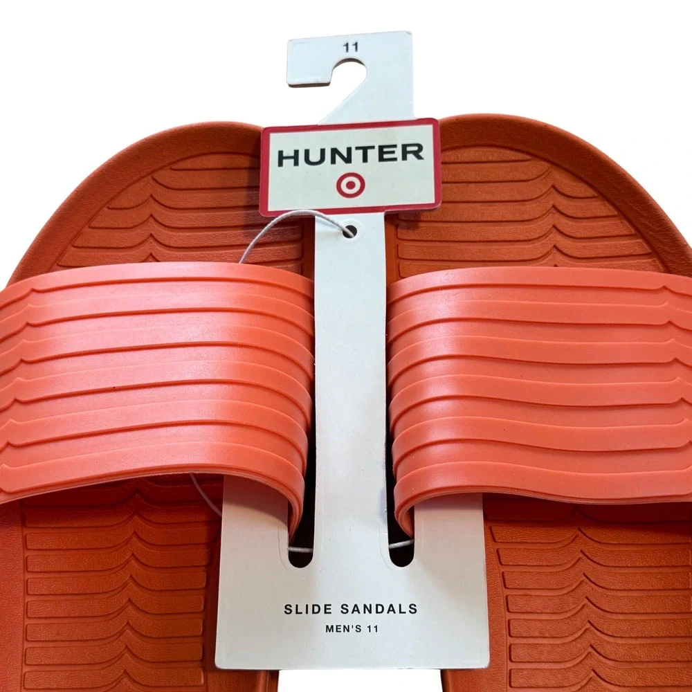 Hunter x Target Men Orange Slide NWT Size 11 / 12 Mislabeled *READ DESCRIPTION!*